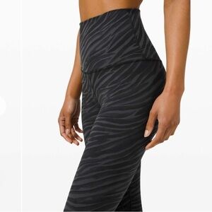 Lululemon Align Super-High Rise Pant Le Tigre Camo Deep Coal Multi